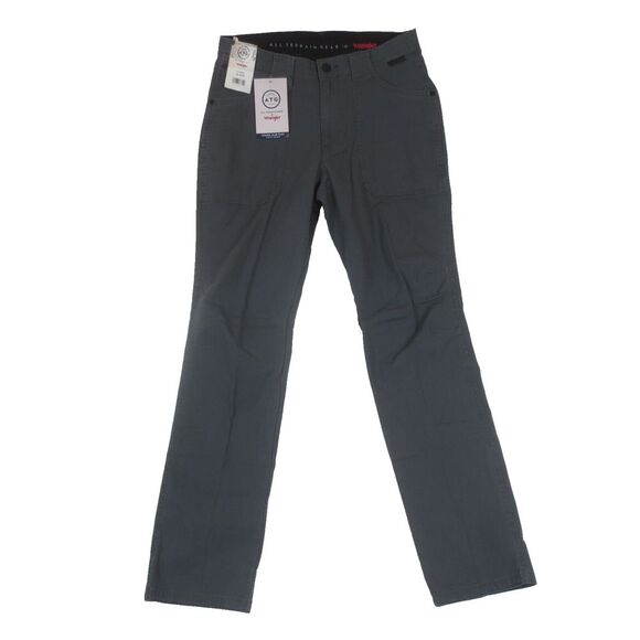 New Wrangler ATG Pants Women 10 Avg Gray Sierra Slim Fit All Terrain Gear Hiking - Picture 1 of 16